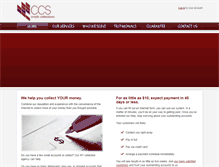Tablet Screenshot of ccscreditcontrol.com